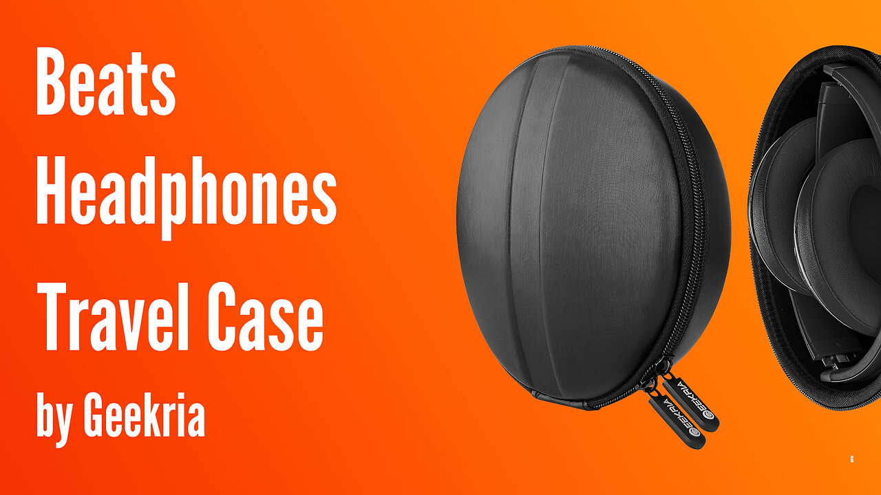 Beats Over-Ear Headphones Travel Case, Hard Shell Headset Carrying Case | Geekria