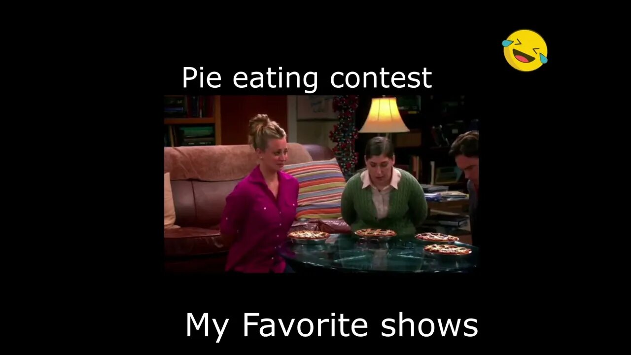 The Big Bang Theory - Pie eating contest #shorts #sitcom #tbbt #youtubeshorts