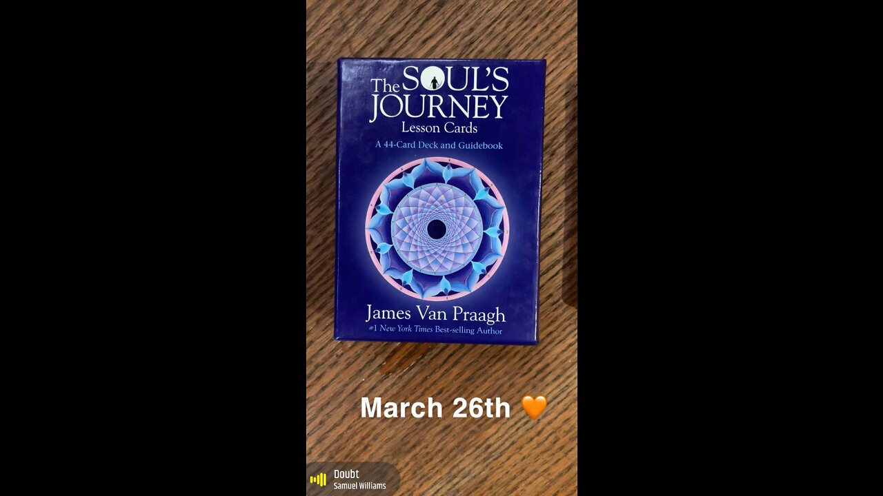 March 26th oracle card: doubt