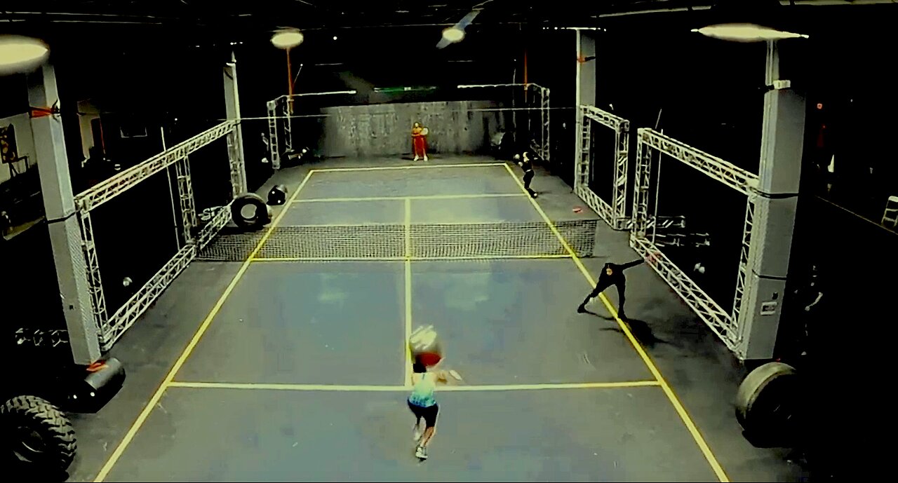 More Hits from Inside the Caged Court of Action Tennis!