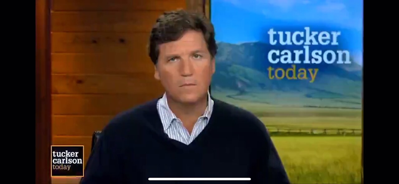 Tucker Carlson: reading an exert from the book “Cause Unknown”