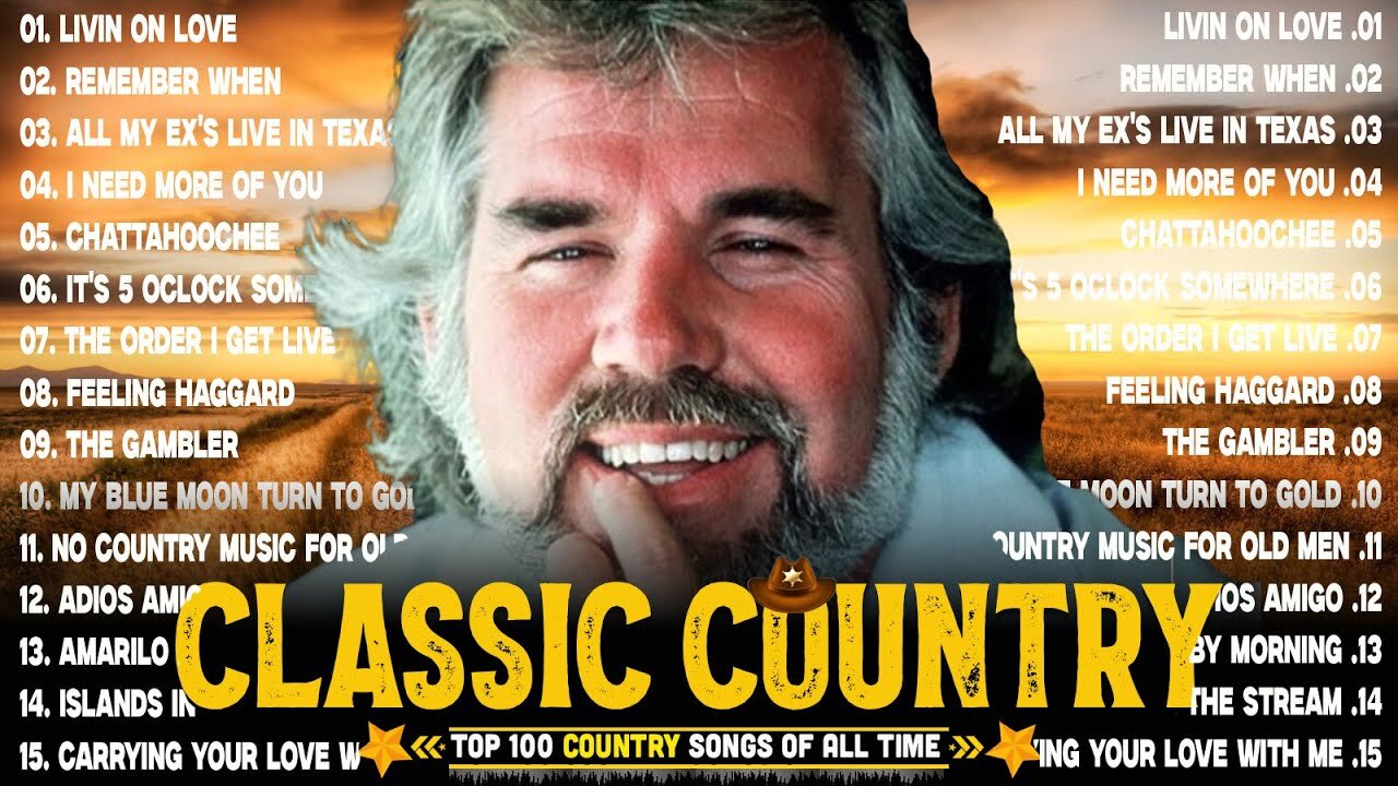 Greatest Classic Country Hits - 60s, 70s, 80s Playlist - Alan Jackson, Don Williams, Kenny Rogers