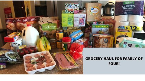 Grocery Haul For Family Of Four! Vlog 002