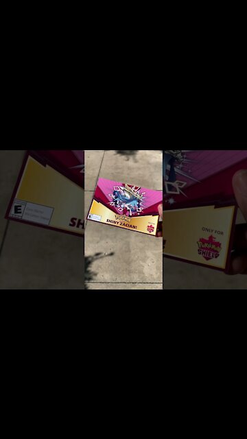 Got My Shiny Zacian Code Today! #shorts | Pokémon
