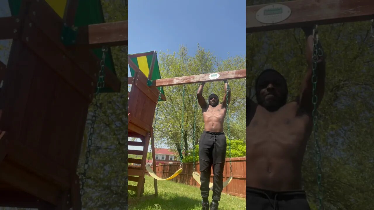 Knees to chest on this here bar!