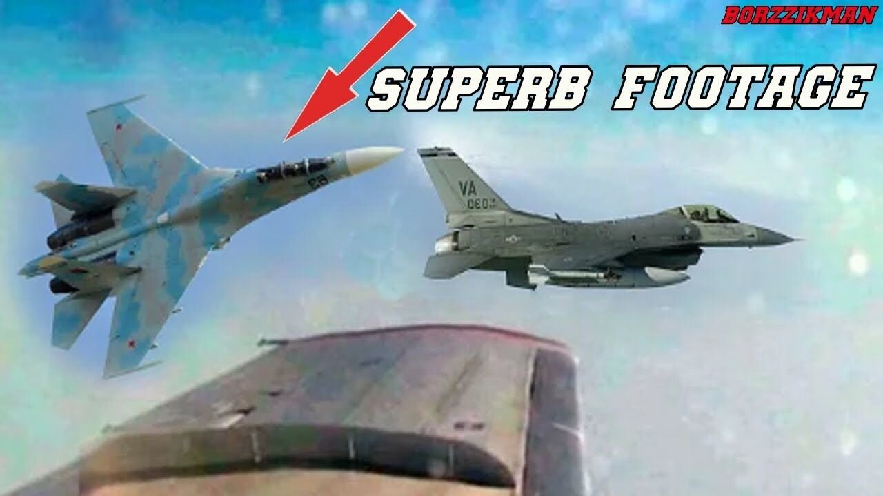 Russia Su-27 Scared F-16 Pilot Half To Death By Harshly Intercepting His Fighter Over The Baltic Sea