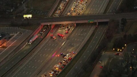 I-696 closes at Bermuda Street, Woodward Avenue due to downed power line