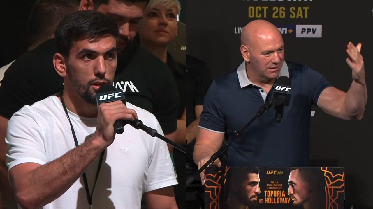 Fan Ask a Chance to Fight in UFC to Dana White During UFC 308 Press Conference & Gets Invited