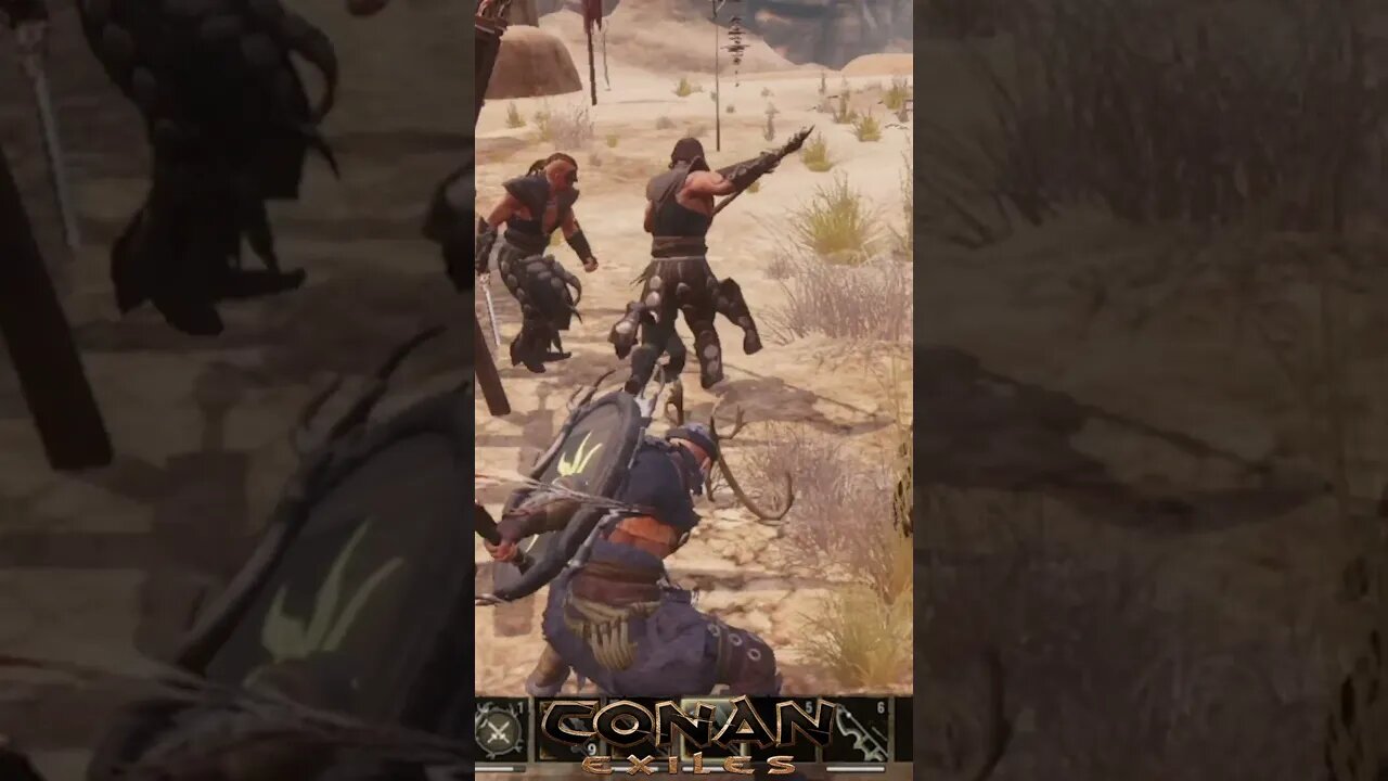 Estigianos roubando nosso tesouro - Conan Exiles