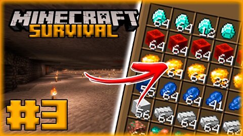 Minecraft Survival #3: Mega centro de mineração!