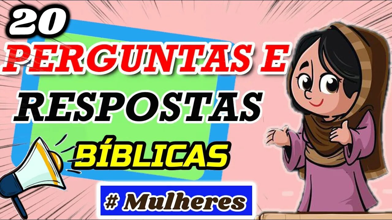 PERGUNTAS BÍBLICAS #2 - Teste o seu Conhecimento da Palavra de Deus - QUIZ BÍBLICO