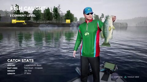 Fishing Sim World level 35 Practice 1# to the Tournament 1#