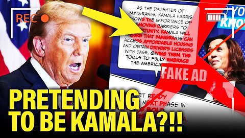 WOW! Trump PRETENDS to be Kamala in LATEST SCAM?!