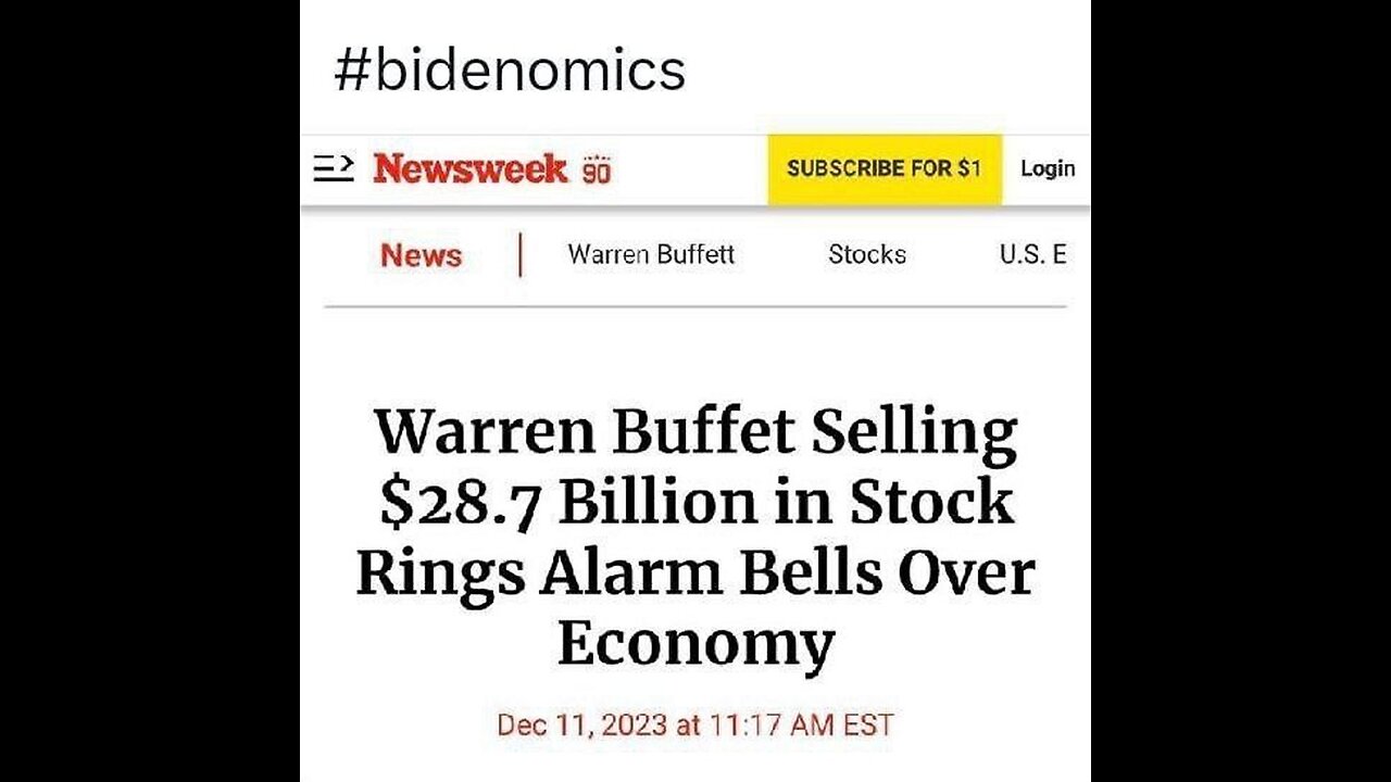 Warren Buffet: “The cyber threat… we’ve just started”🤮🤮🤮