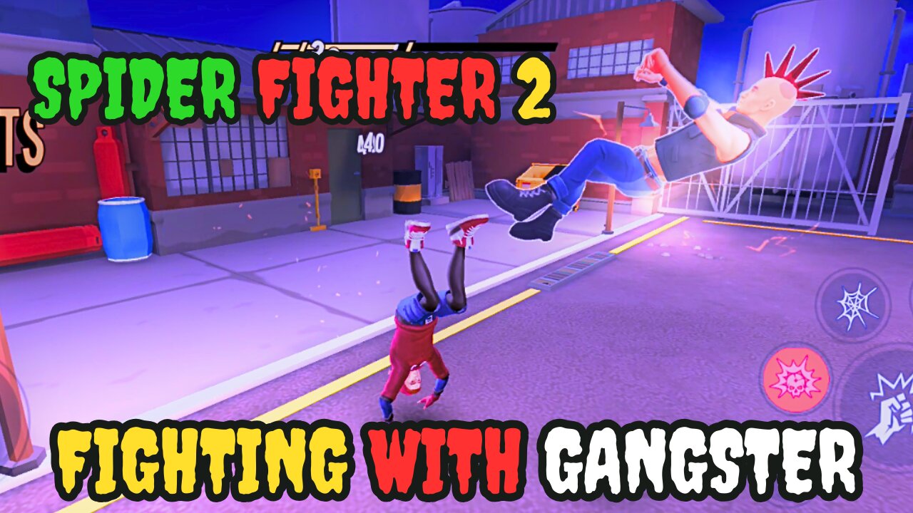 Unmasking the Action in Spider Fighter 2 Gameplay Fighting with Gangster #bestandroidgames