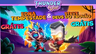 Edna e Steve viraram VINGADORES novas skins Tempestade e Deus do Trovão GRÁTIS Zooba