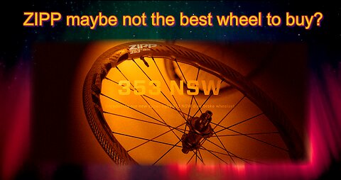 ZIPP, maybe not the bike to buy?