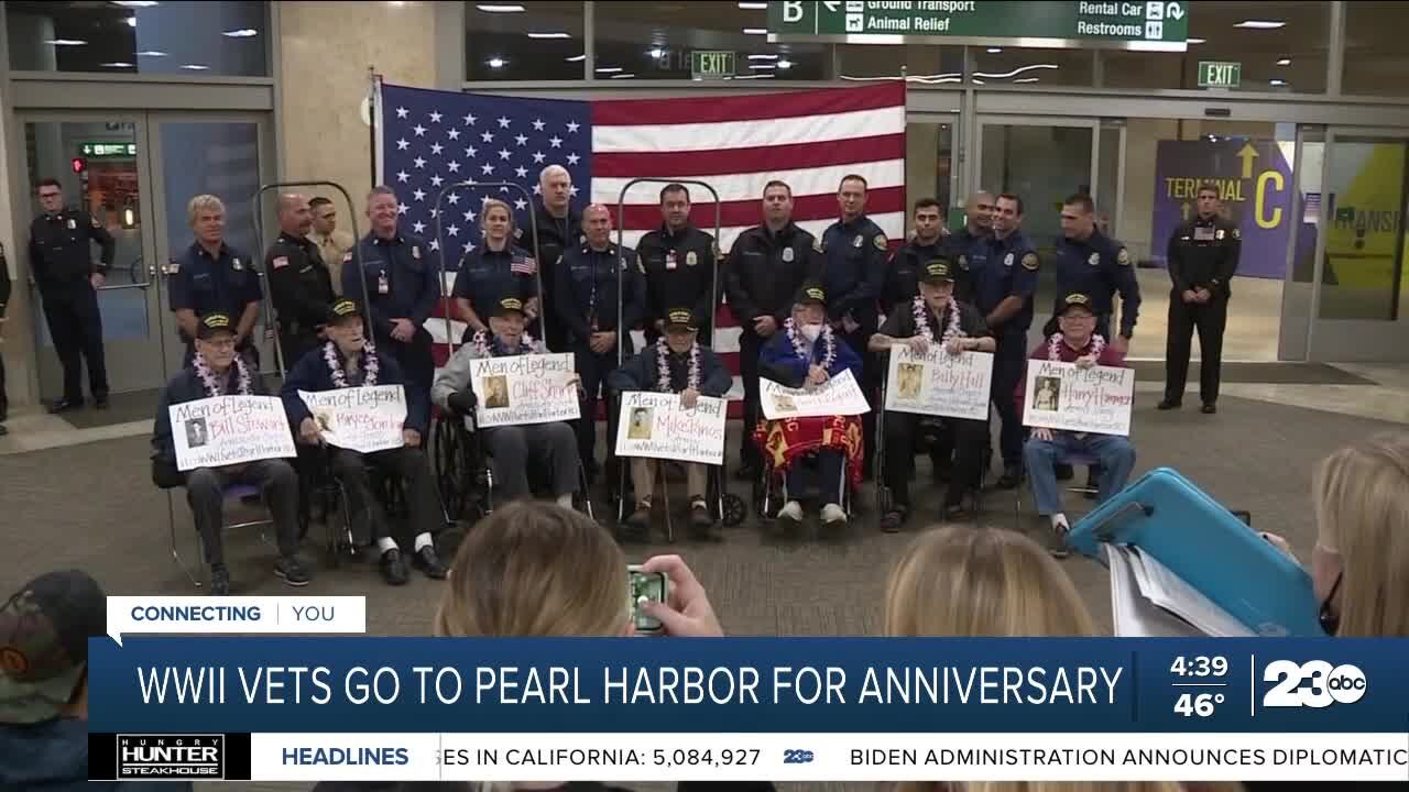 World War II veterans travel to Hawaii to remember Pearl Harbor