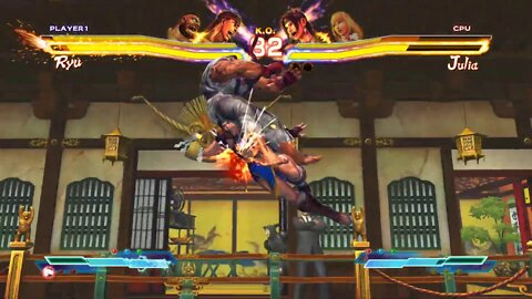 Street Fighter X Tekken: Zangief (Swap Costume) & Ryu vs Julia & Lili - 1440p No Commentary