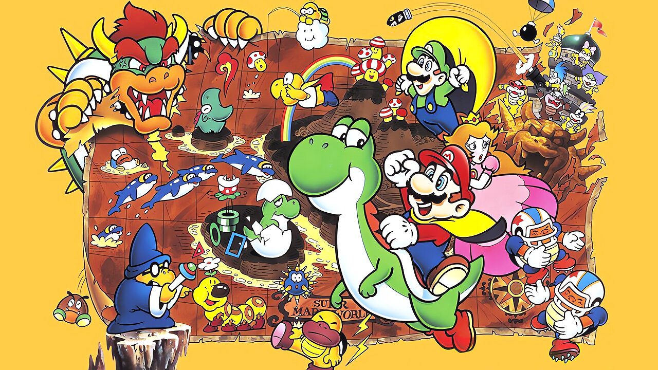 Finishing Up Super Mario World Then Playing Random Games.