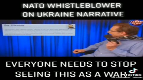 NATO WHISTLEBLOWER ON UKRAINE NARRATIVE