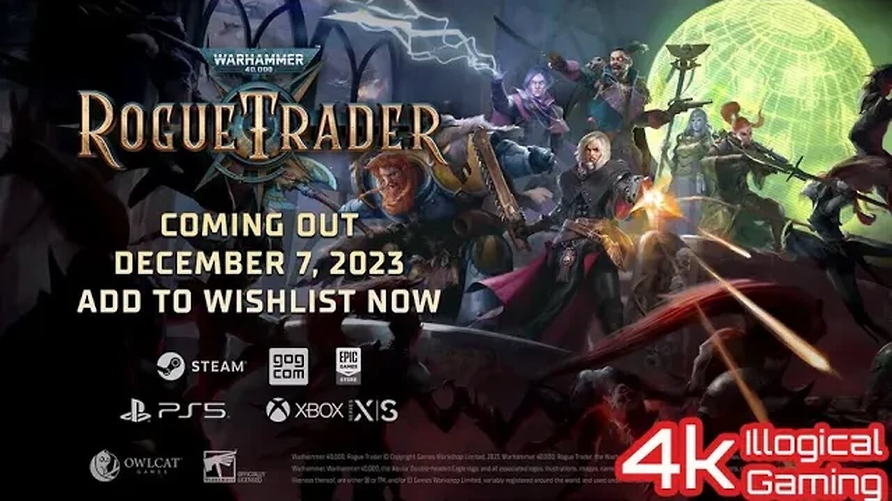 🌌 Warhammer 40,000: Rogue Trader - Explore Ground Combat in 4K! Action RPG Launching Dec 7! 🎮