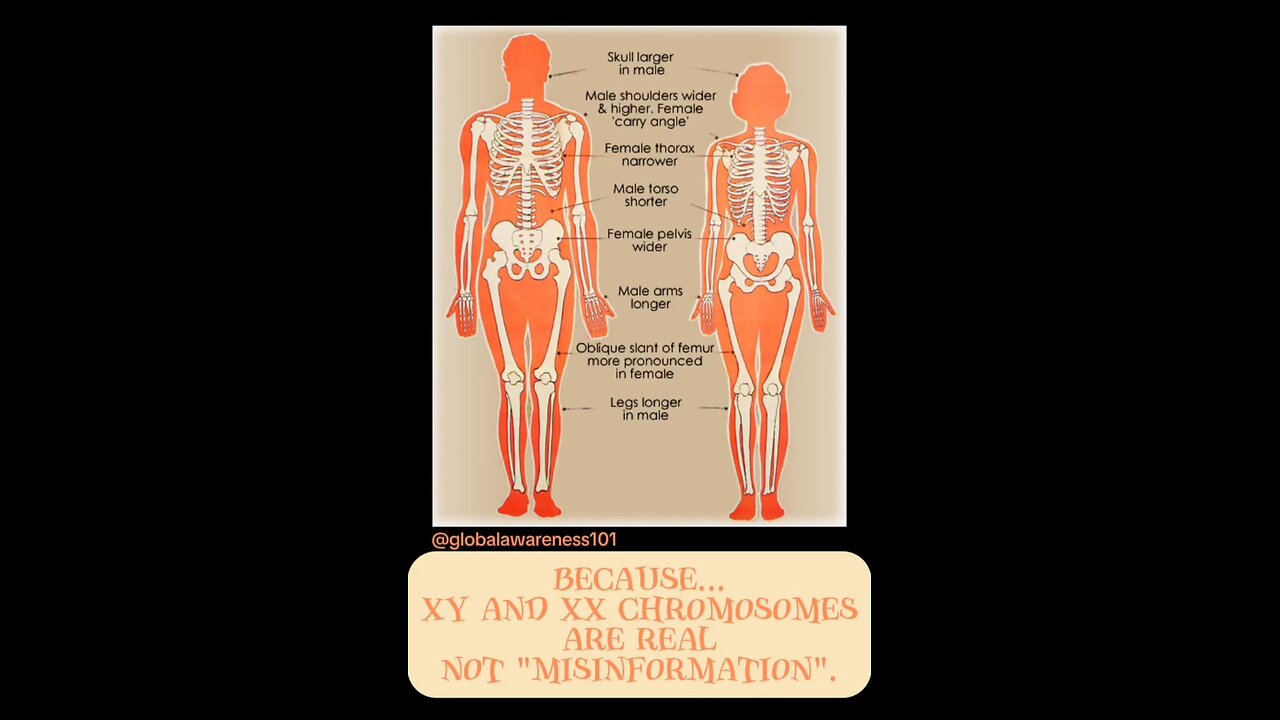 because... XY and XX chromosomes are real not "misinformation".