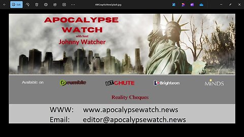 Apocalypse Watch Election Live Stream