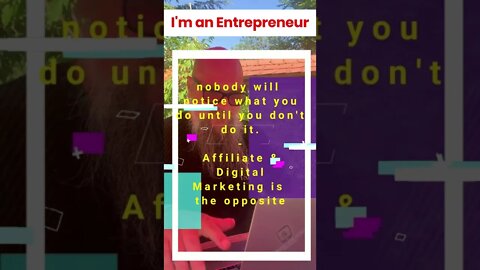 I'm an Entrepreneur