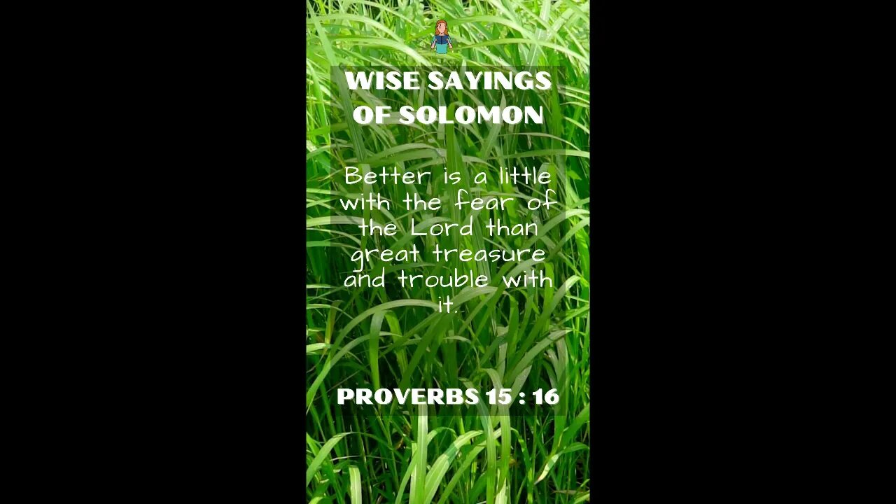 Proverbs 15:16 | NRSV Bible | Wise Sayings of Solomon