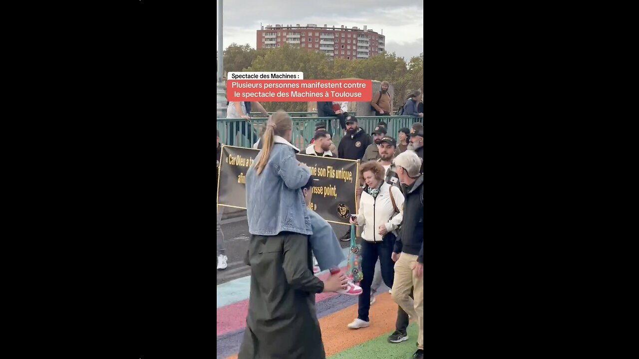 TOULOUSE : Manifestation contre le spectacle des Machines