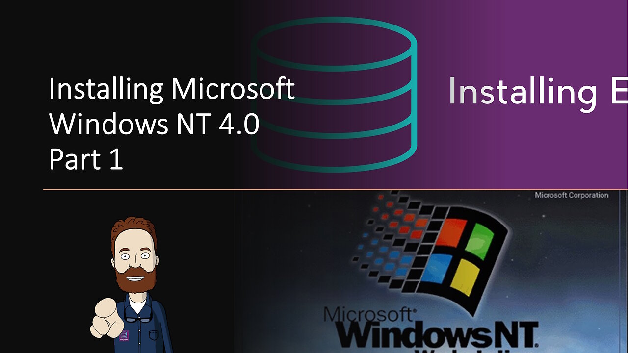 Windows NT 4.0 Workstation - Part 1 - Installing Windows NT 4.0 with SP1