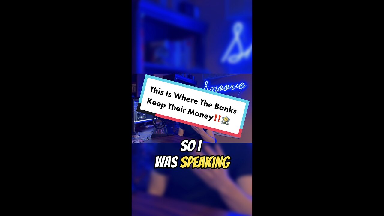This Is Where The Banks Keep Their Money‼️🏦