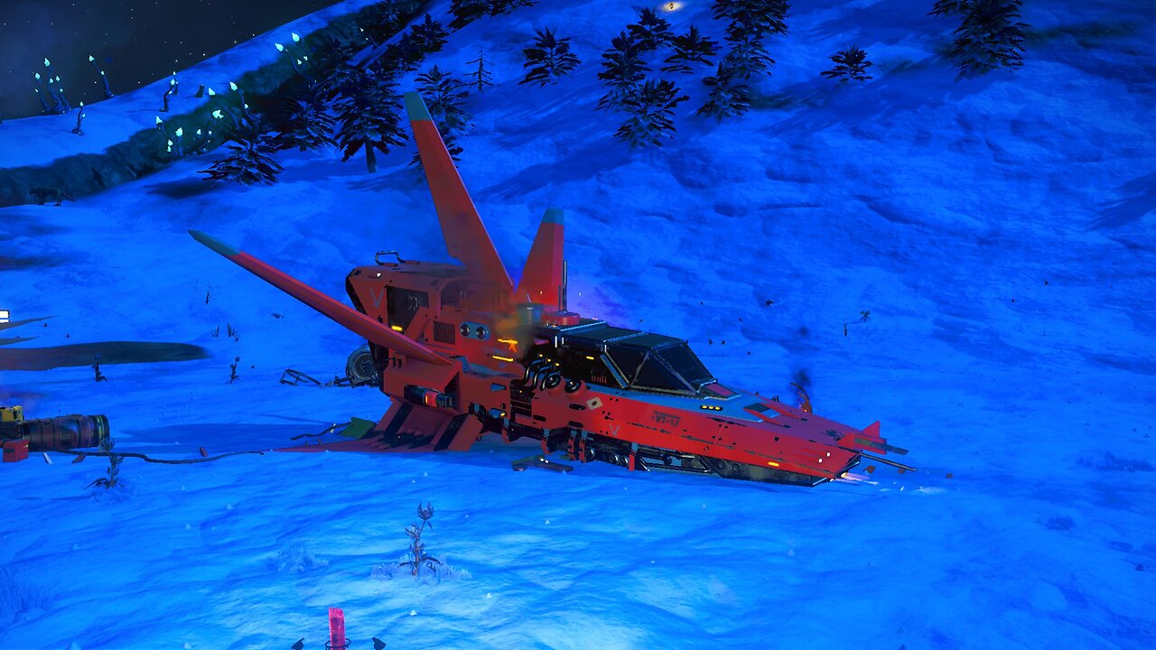 No Man's Sky - Kuyameya's Last Laugh - Crashed Ship Location