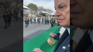 Dom Bertrand com Mourão no desfile de 7 de setembro 2022 200 anos da independência do Brasil