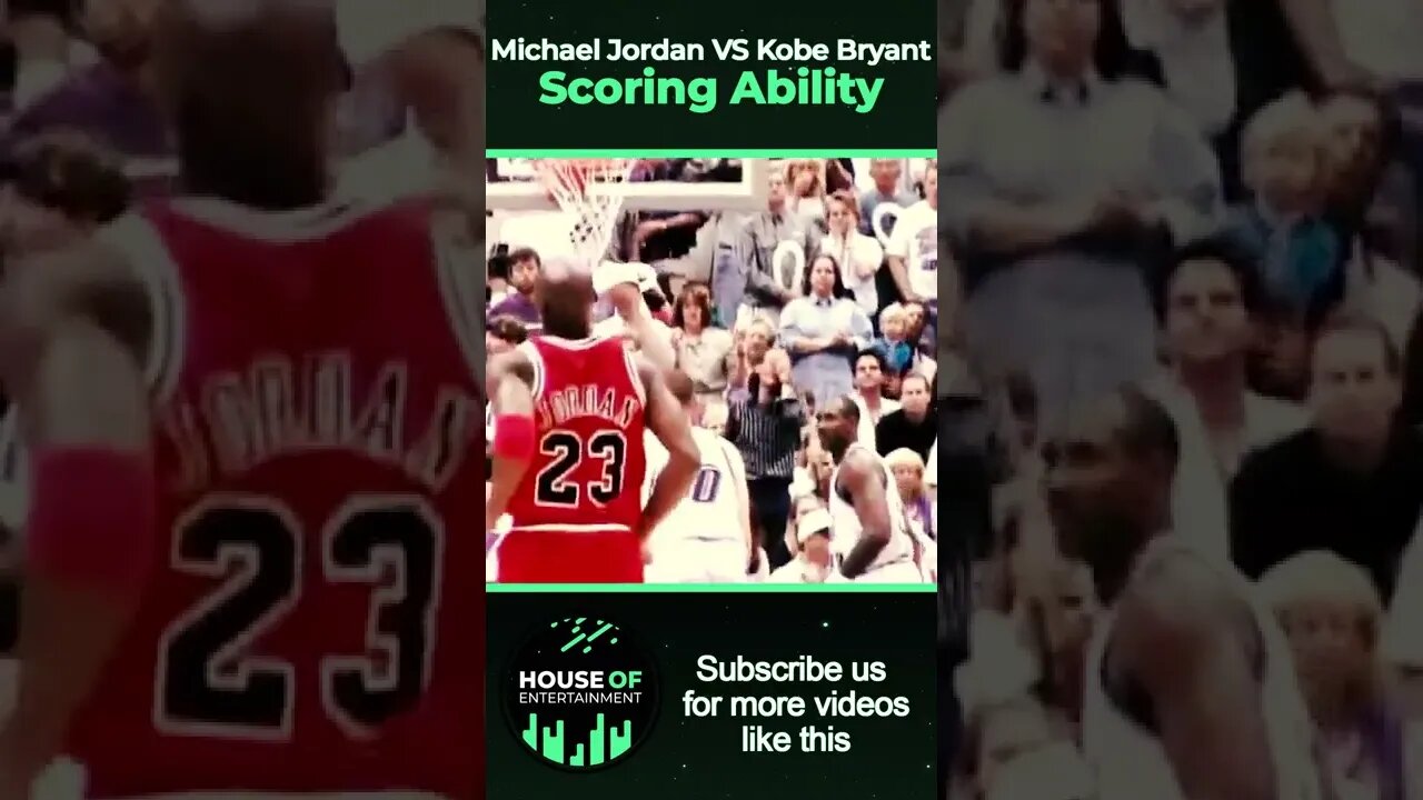 Michael Jordan vs Kobe Bryant Scoring Ability #shorts