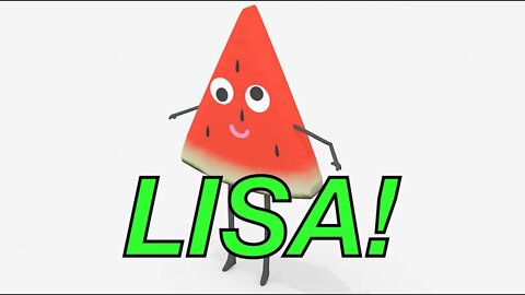 Happy Birthday LISA! - WATERMELON Birthday Song