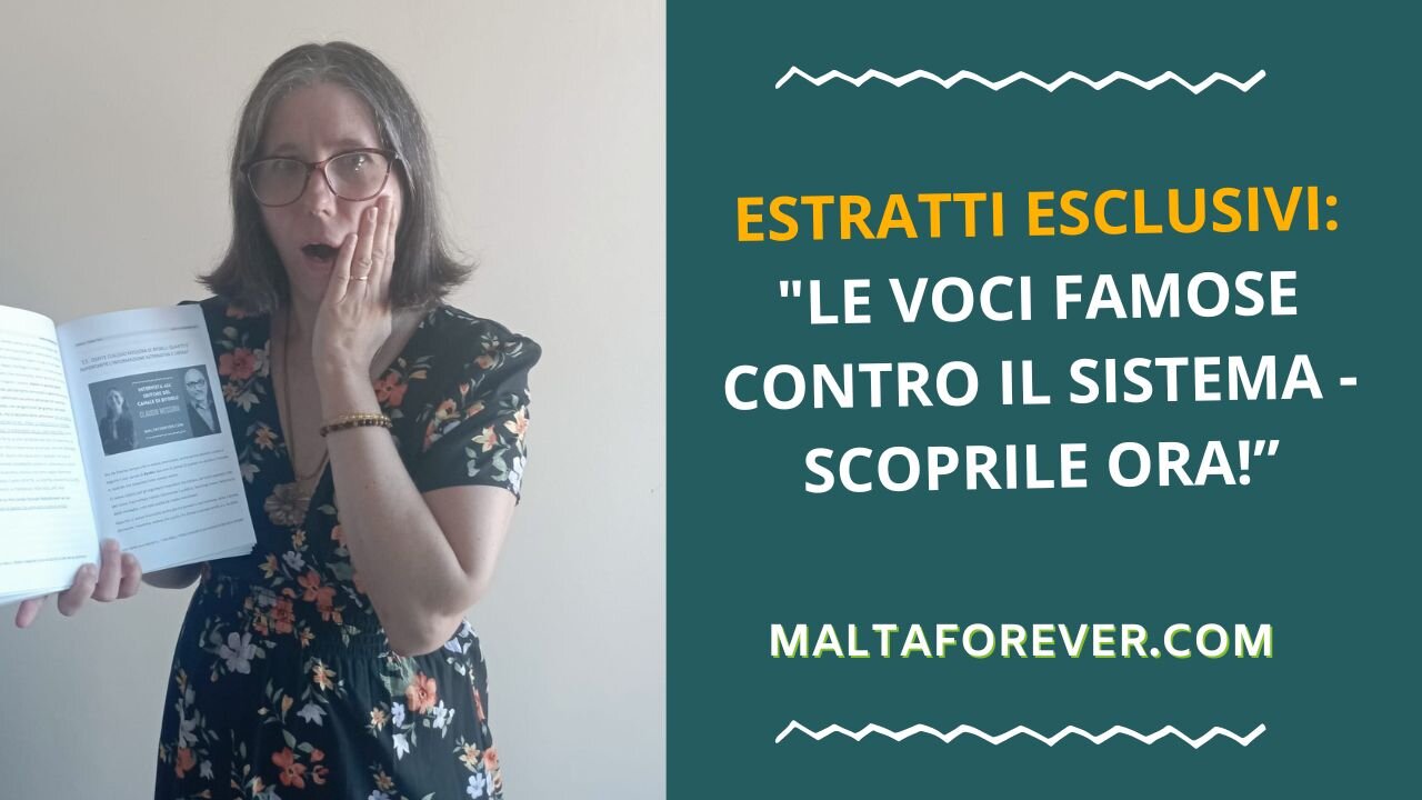 "ESTRATTI ESCLUSIVI": LE VOCI FAMOSE CONTRO IL SISTEMA- SCOPRILE ORA!