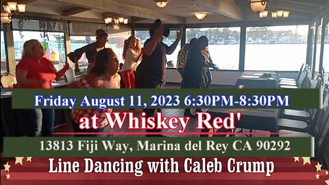 Line Dancing with Itching To Dance® at Whiskey Reds Fri Aug 11, 2023 6:30 PM-8:30 PM