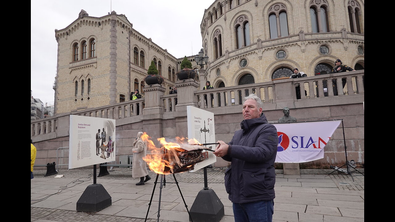 Quranburning March 9, 2024 Norwegian parliament Edwin Wagensveld