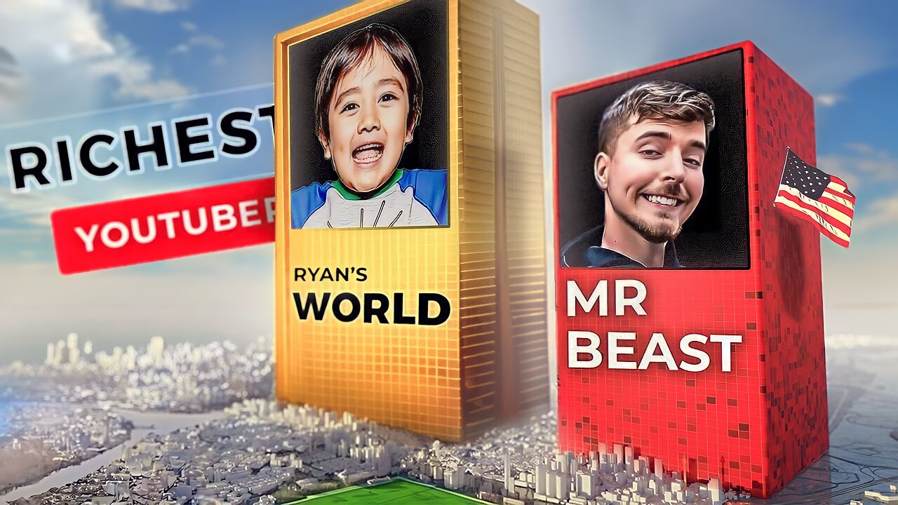 💲TOP Richest Youtube Stars 2024 ►3D