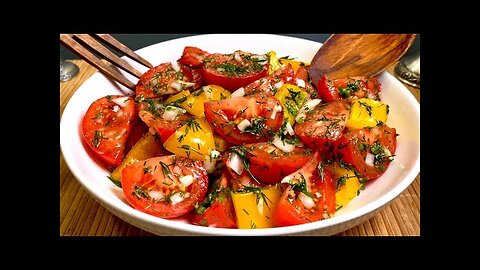 Wow how delicious! I will always cook like this! Just cut the tomatoes into chunks! 🍅