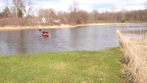 April showers and drainage neglect is turning Mason farm's into lakes