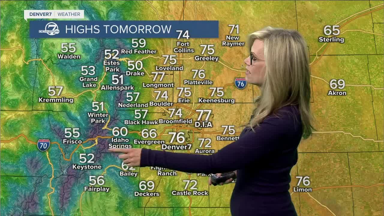 A extremely warm weekend for Colorado