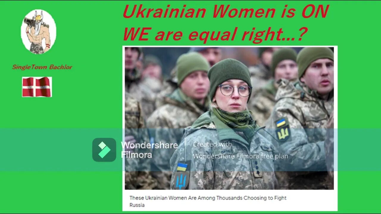 Ukrainian Women is ON....... WE are Equal right ??