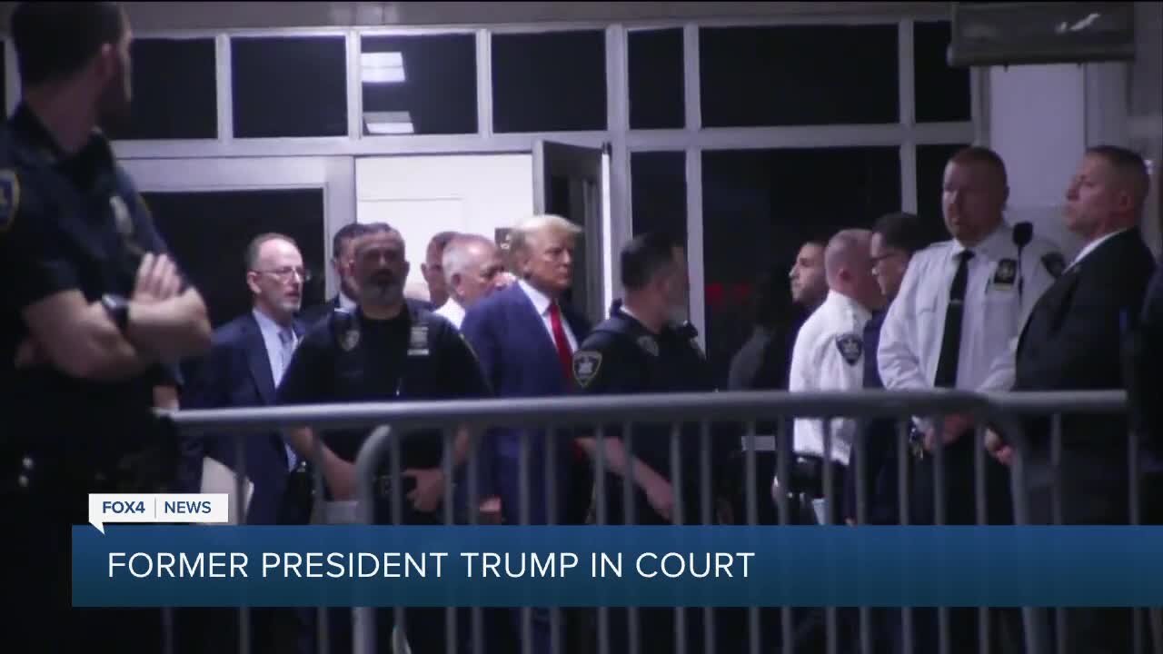 Former president enters not guilty plea at arraignment hearing, indictment unsealed