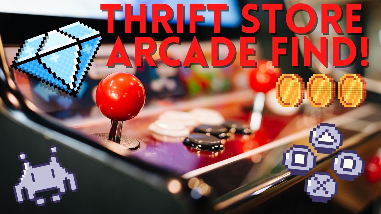 weird Thrifting arcade find