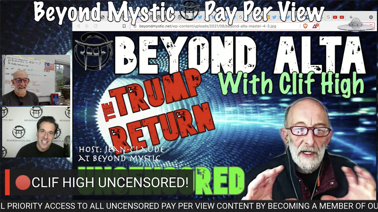 CLIF HIGH - BEYOND ALTA & THE TRUMP RETURN WITH JEANCLAUDE@BEYONDMYSTIC (OFFICIAL)