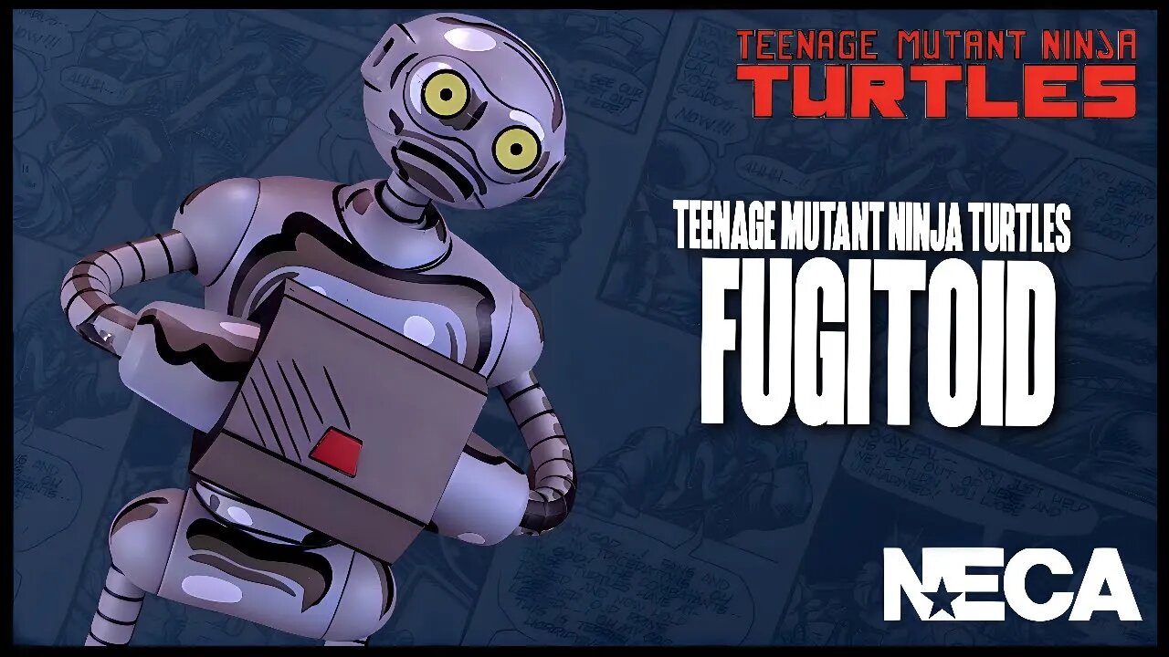 NECA Teenage Mutant Ninja Turtles Fugitoid Mirage Comics Action Figure @The Review Spot