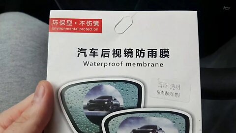 Car Rearview Mirror Rain Film review how to use